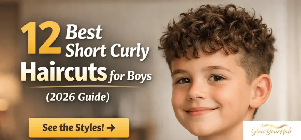Short Hairstyles for Boys with Curly Hair