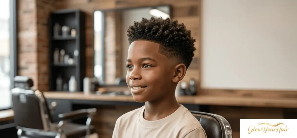 Curly High Taper Fade