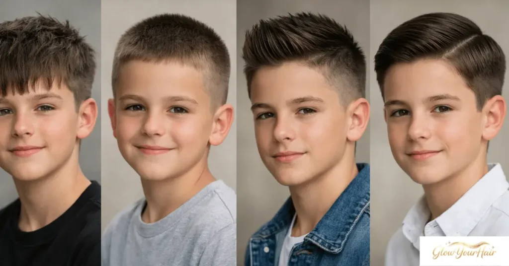 Short Hairstyles for Boys With Straight Hair