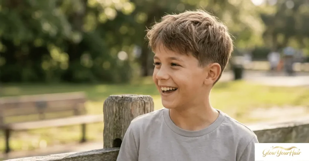 Short Messy Top with Taper