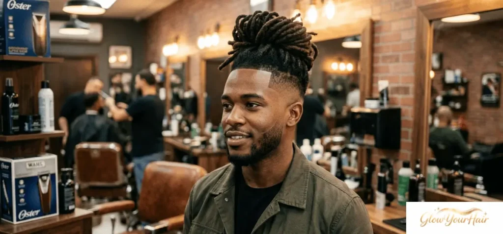 High Top Dreadlocks with Fade