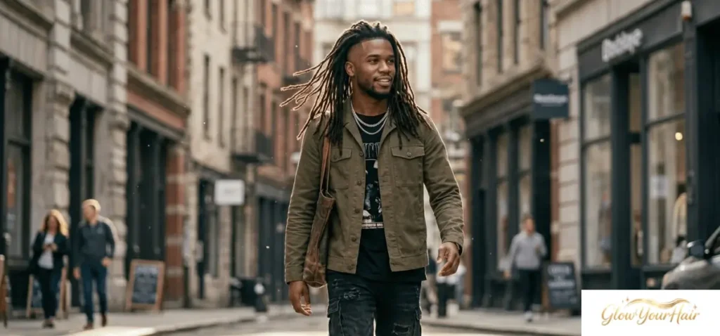 Long Dreadlocks with Undercut