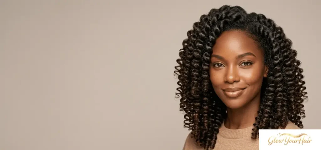Half-Up Half-Down Twist Out