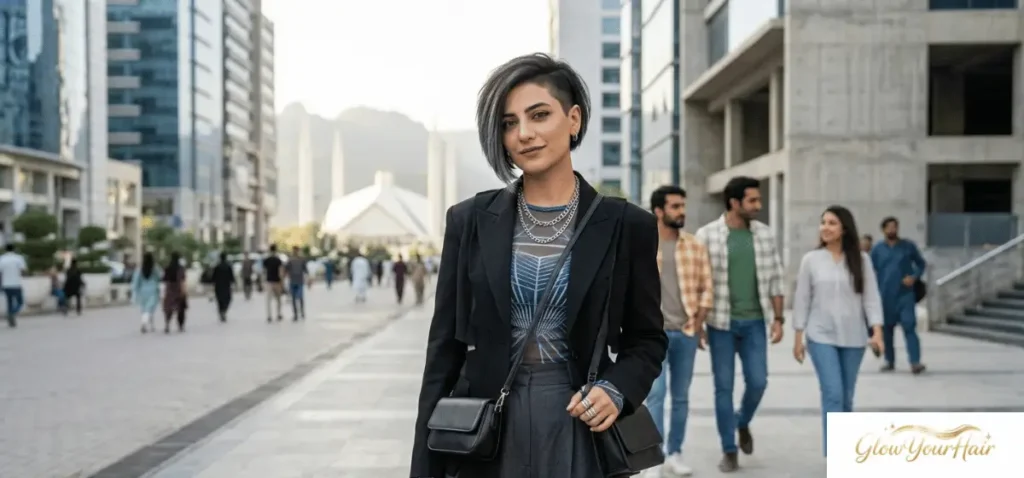 Asymmetrical Short Haircut