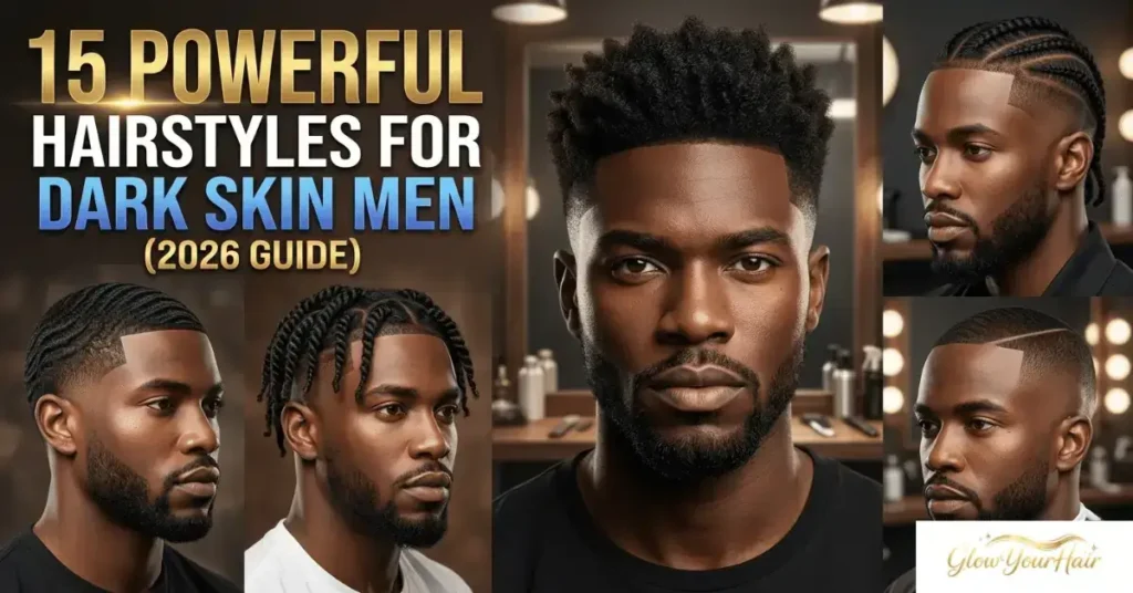 Sharp Hairstyles for Dark Skin Men