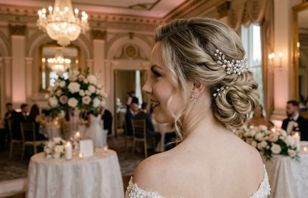 13 Messy Short Hairstyles for Wedding Day: The Full Guide (How to Do It, What to Buy, What It Costs) Messy Short Hairstyles for Wedding Day