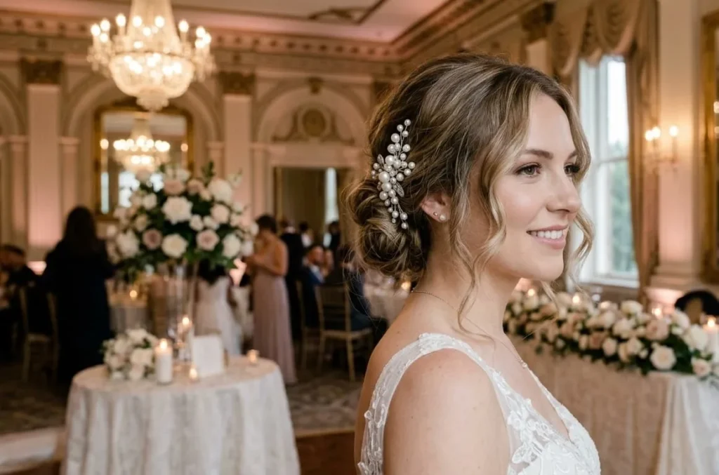 13 Messy Short Hairstyles for Wedding Day: The Full Guide (How to Do It, What to Buy, What It Costs) Messy Short Hairstyles for Wedding Day