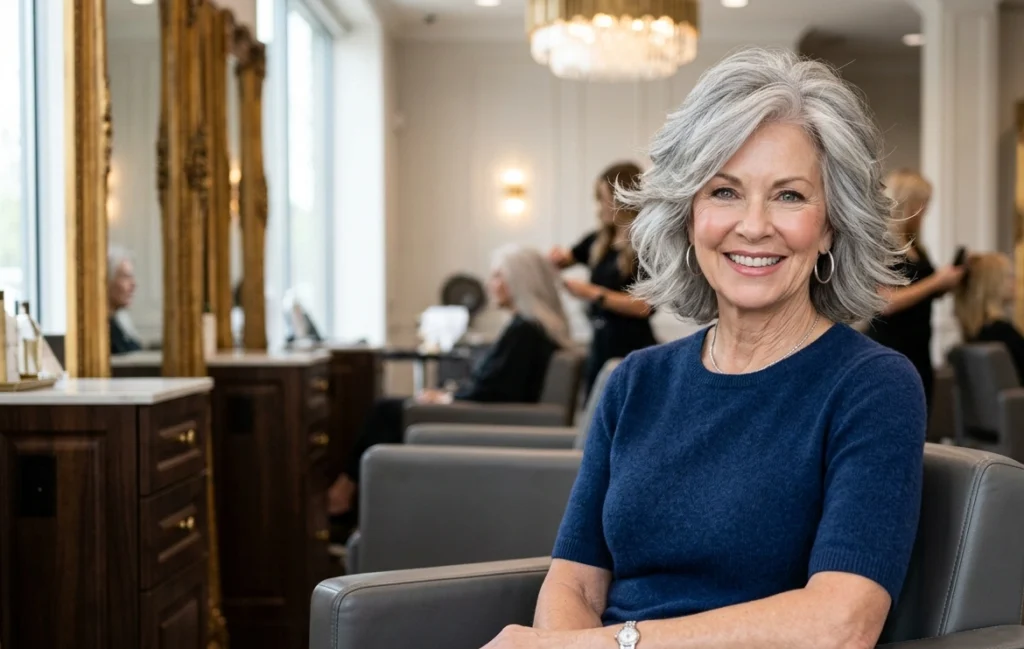 Gray Hairstyles for Older Women