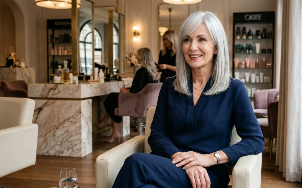 Gray Hairstyles for Older Women