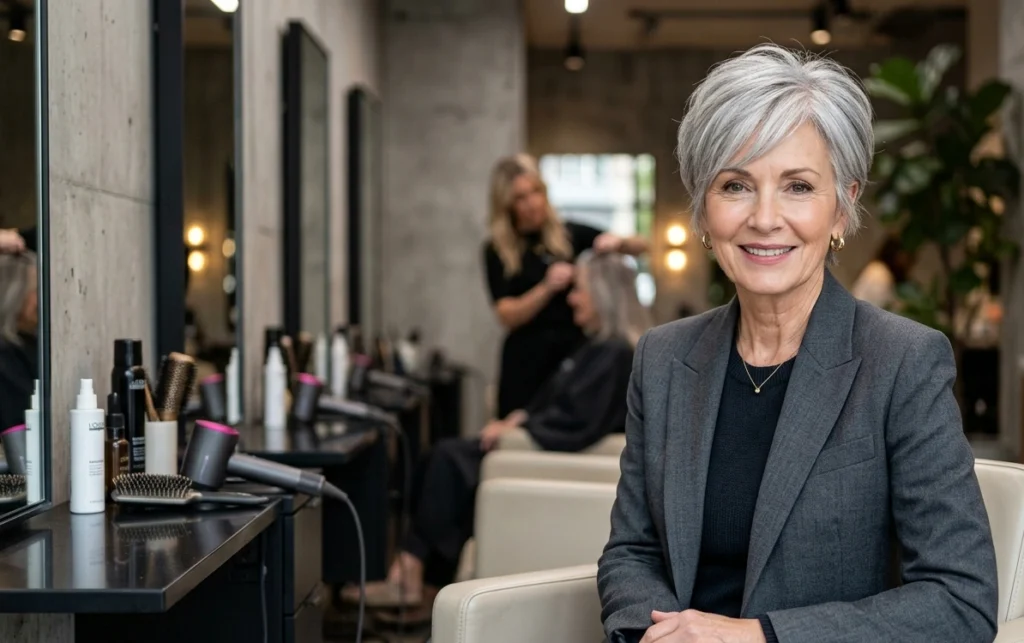 Gray Hairstyles for Older Women