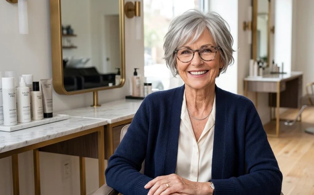 Gray Hairstyles for Older Women