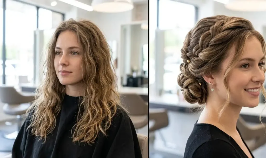 How to Do an Elegant Twisted Updo for Women