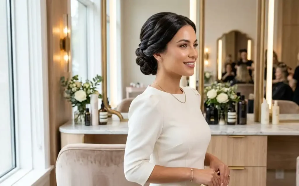 How to Do an Elegant Twisted Updo for Women