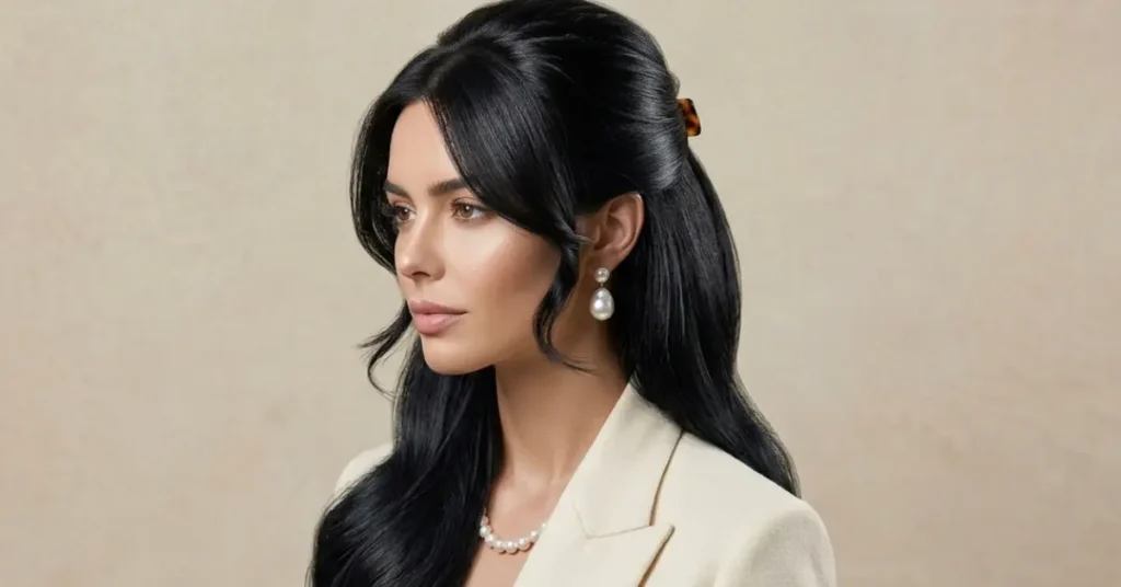 Half Up Half Down Haircut