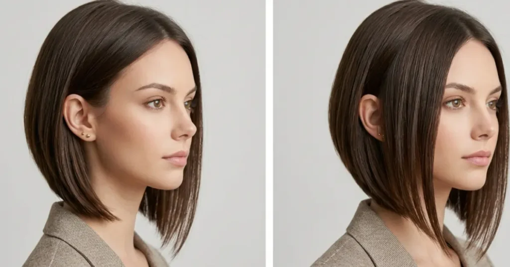 Haircut Suits a Round Face Female