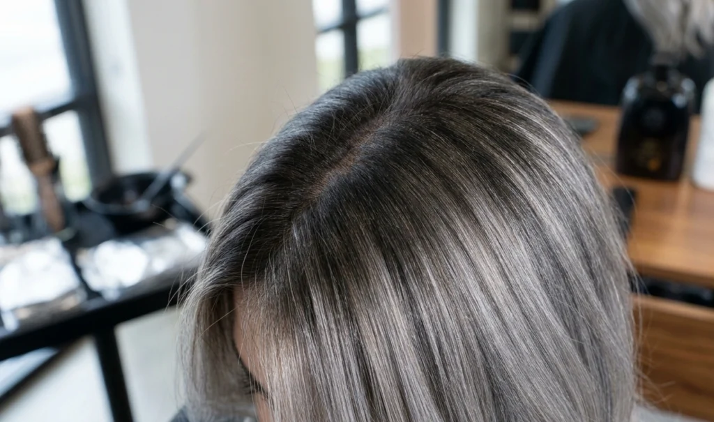 Gray Blending for Dark Hair