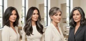 Gray Blending for Dark Hair: 15 Beautiful Ideas for a Natural Transition