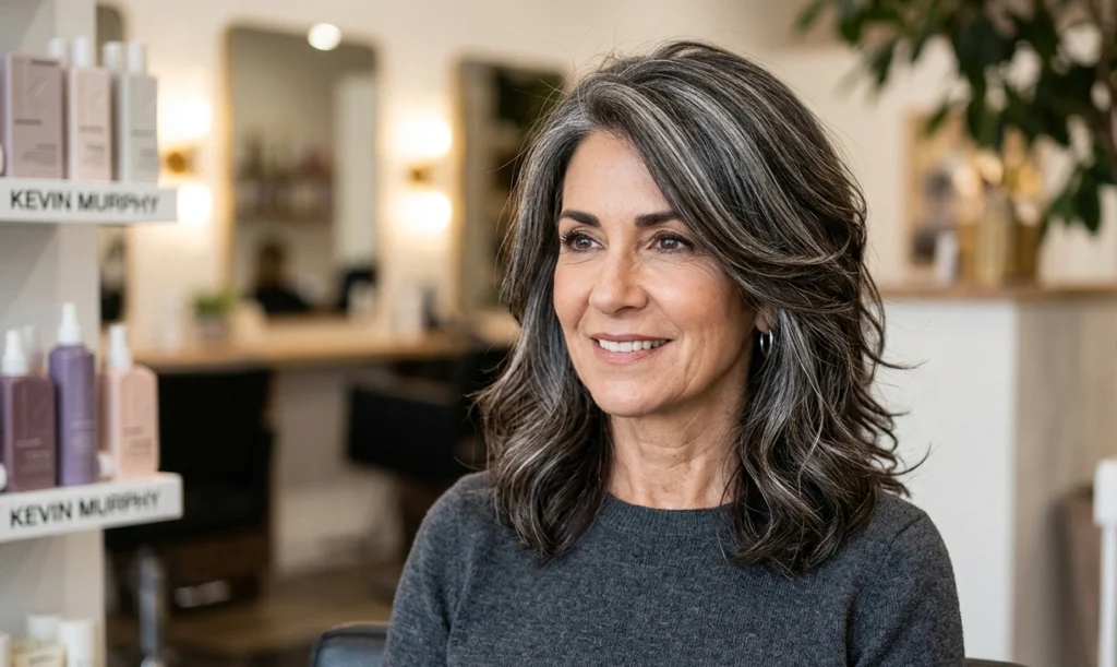Gray Blending for Dark Hair