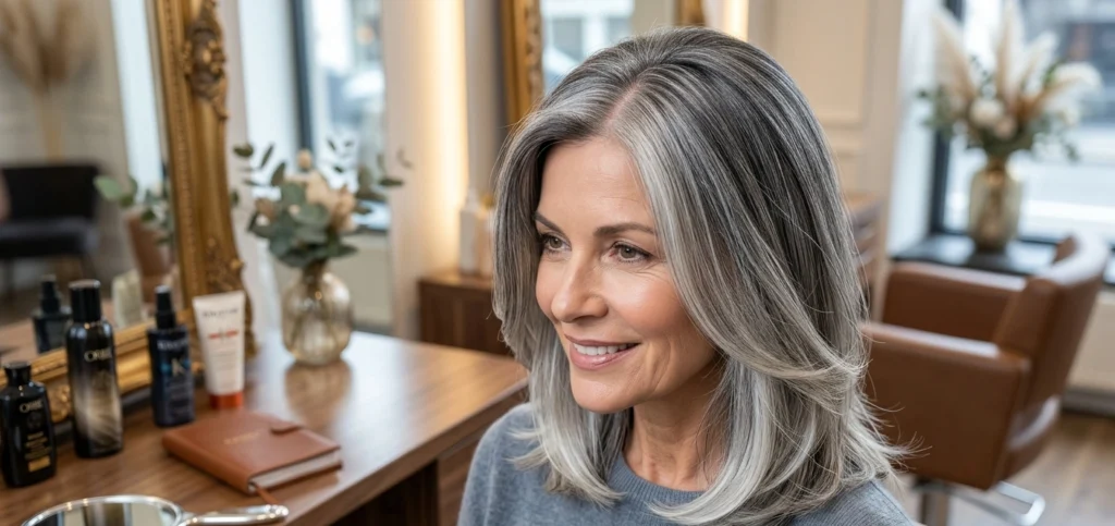 Gray Blending for Dark Hair
